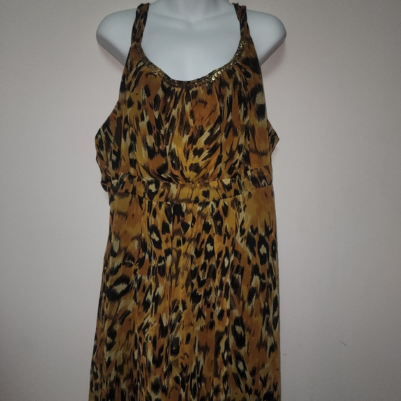 Changes By Together Animal Print Maxi Dress 26 - Picture 6 of 7